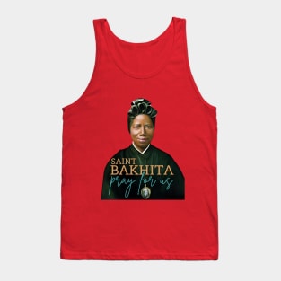 Saint Bakhita Pray For US Black Woman Catholic Saint Tank Top